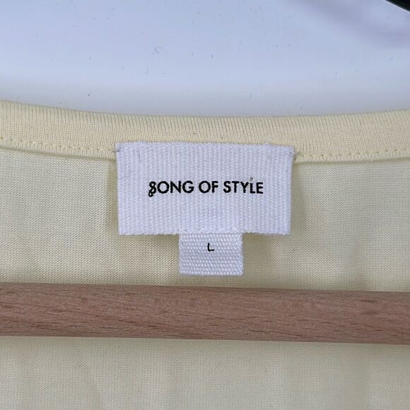 Song Of Style Womens Jovi Maxi Midi Lace Up Dress L - Picture 3 of 9